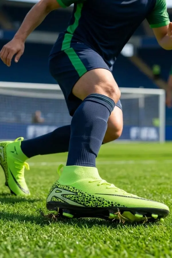 AirBoom Erkek Halı Saha Ayakkabısı - Çim Saha Ayakkabısı Yeşil Krampon - 610