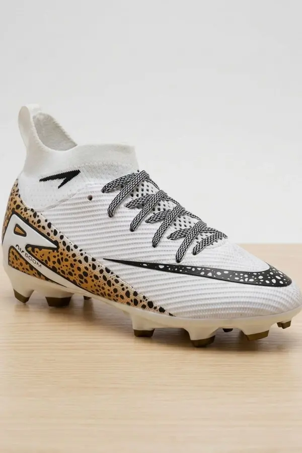 AirBoom Erkek Halı Saha Ayakkabısı - Çim Saha Ayakkabısı Beyaz - 1 Krampon - 610