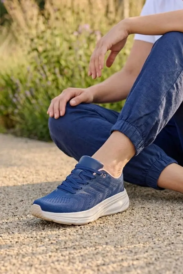 Como Pro - Lacivert & Pudra Kadın Koşu ve Yürüyüş Ayakkabısı