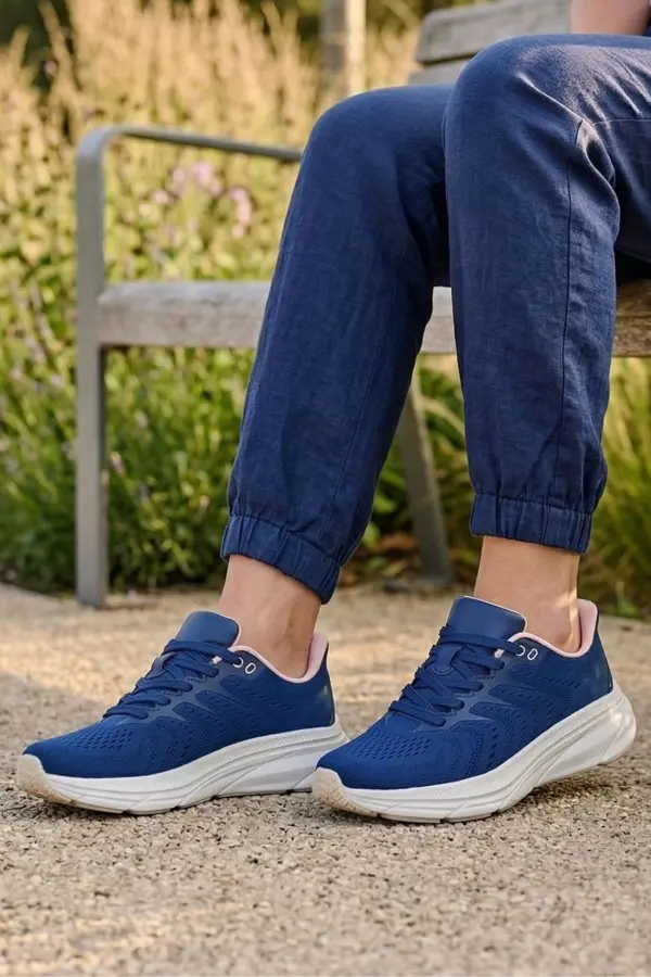 Como Pro - Lacivert & Pudra Kadın Koşu ve Yürüyüş Ayakkabısı