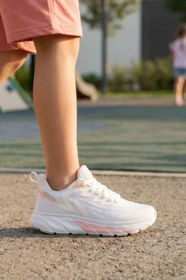 Magic Pro Beyaz Detaylı Çocuk ve Genç Spor Ayakkabı