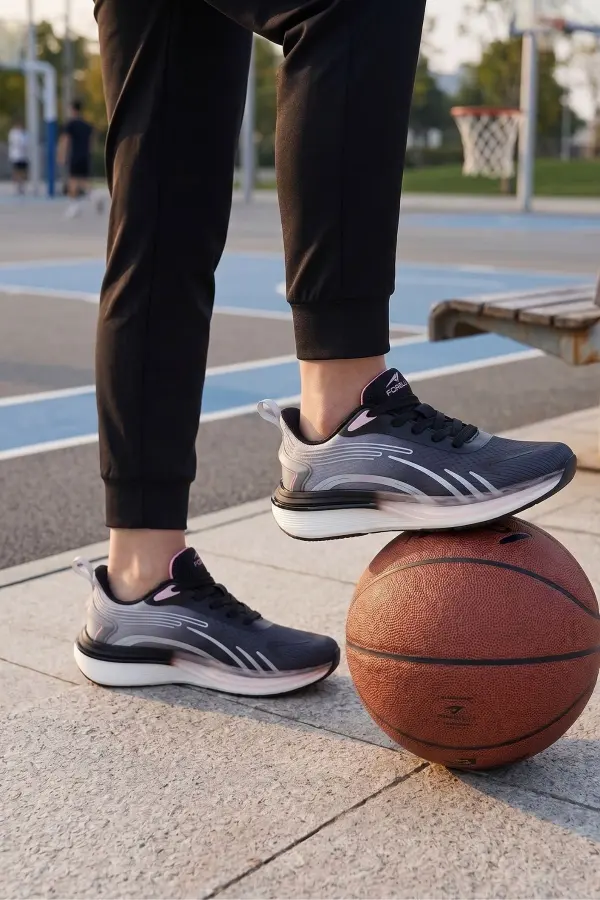 Terra-Glide Siyah Pembe Bağcıksız Kadın Koşu ve Yürüyüş Ayakkabısı