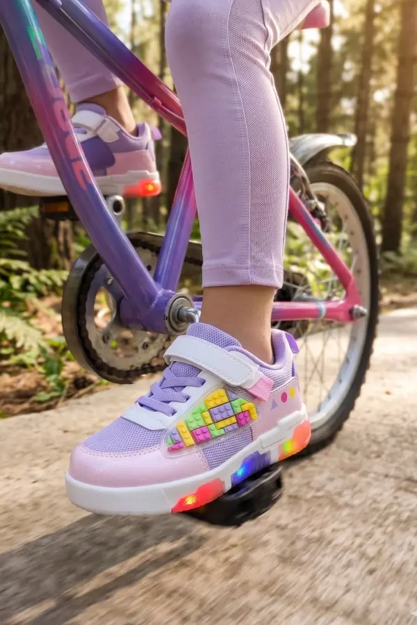 Galaxy Işıklı Kız Çocuk Spor Ayakkabı