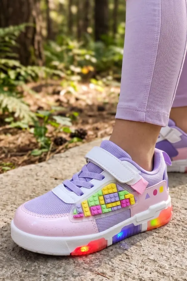 Galaxy Işıklı Kız Çocuk Spor Ayakkabı