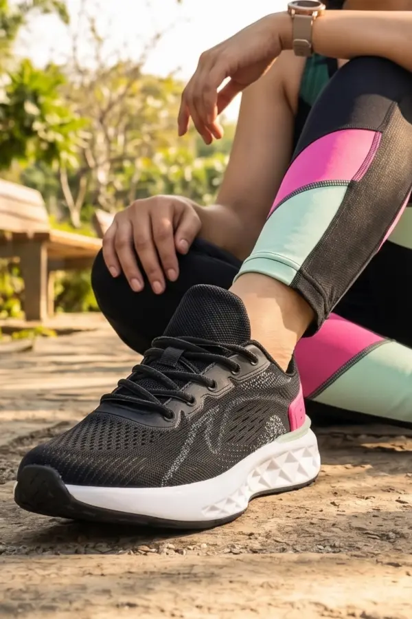 Air-Mesh Pro: Ultra Hafif Antrasit Kadın Koşu ve Yürüyüş Ayakkabısı
