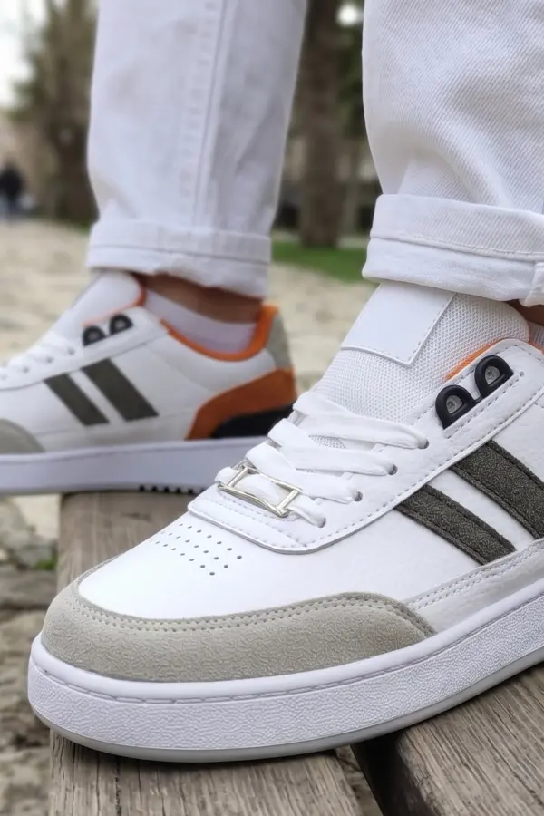 Black Legend Series: Beyaz Turuncu Unısex Çocuk Spor Ayakkabı