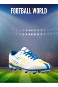 Air La Liga Beyaz Saks Akademik Futbol Ayakkabısı Halı Saha Krampon - 535