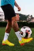 Air La Liga Sarı Akademik Futbol Ayakkabısı Halı Saha Krampon - 535