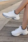 Aero Phantom Max Beyaz Kadın Koşu ve Yürüyüş Ayakkabısı