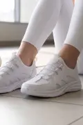 Velentia Esnek Örgü Günlük Kadın Spor Ayakkabı Beyaz