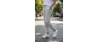 Nizie Retro Stil Beyaz Comfort Taban Kadın Sneaker Ayakkabı