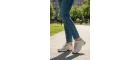 Nizie Retro Stil Bej Comfort Taban Kadın Sneaker Ayakkabı