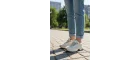 Nizie Retro Stil Bej Comfort Taban Kadın Sneaker Ayakkabı