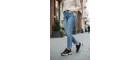 Nizie Retro Stil Siyah Comfort Taban Kadın Sneaker Ayakkabı
