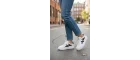 Meengi Unisex Beyaz Siyah Detaylı Günlük Spor Ayakkabı - Sneaker
