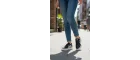 Meengi Unisex Siyah Beyaz Detaylı Günlük Spor Ayakkabı - Sneaker