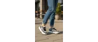Ropee Street Style Yüksek Taban Siyah Beyaz Kadın Sneaker
