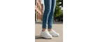 Ropee Street Style Yüksek Taban Beyaz Kadın Sneaker