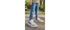 Kasina Unisex Çocuk Günlük Spor Ayakkabı - Cırtlı ve Bağcıklı Konforlu Sneaker