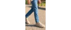 Unisex Çocuk Bej Lifestyle Günlük Ayakkabı - Dayanıklı Tırtıklı Kalın Taban