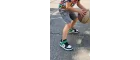 Pedira Erkek Çocuk Beyaz Yeşil Basketbol Tarzı Cırtlu Spor Ayakkabı