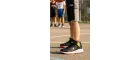Kevill Erkek Çocuk Siyah Kırmızı Basketbol Ayakkabısı - Kaymaz Tabanlı Kids Bot