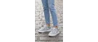 Meengi Unisex Beyaz Yeşil Detaylı Günlük Spor Ayakkabı - Sneaker