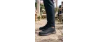 Indıva Erkek Siyah Şeffaf Tabanlı Modern Sneaker - Günlük ve Özel Gün Ayakkabısı