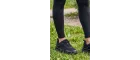 Lotus Comfort-Walk Siyah Kadın Kalın Taban Günlük Spor Ayakkabı