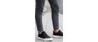 CityComfort – Siyah Kapitone Dokulu Modern Erkek Sneaker