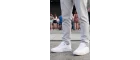 CityComfort – Beyaz Kapitone Dokulu Modern Unısex Sneaker