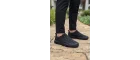 CityComfort – Kömür Kapitone Dokulu Modern Erkek Sneaker