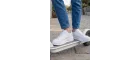 McQueen Unısex Beyaz Günlük Spor Ayakkabı - Yüksek Tabanlı Comfort Sneaker