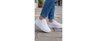 McQueen Unısex Beyaz Günlük Spor Ayakkabı - Yüksek Tabanlı Comfort Sneaker