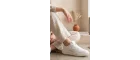 Premium Serisi – Kalın Tabanlı Beyaz Kadın Sneaker