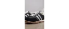 Asorti Unisex Siyah Süet Detaylı Retro Sneaker - Klasik Kauçuk Tabanlı Günlük Spor Ayakkabı