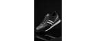 Premium Serisi Siyah Beyaz Çizgili Unısex Sneaker – Günlük Spor Ayakkabı