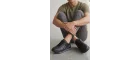 Premium Serisi Siyah Çizgili Unısex Sneaker – Günlük Spor Ayakkabı