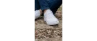 Premium Serisi Beyaz Çizgili Unısex Sneaker – Günlük Spor Ayakkabı