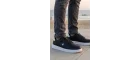 Premium Serisi Siyah- Beyaz Taban Unısex Sneaker – Günlük Spor Ayakkabı