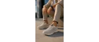 Aurelio Kıng Paolo Günlük Bej Yürüyüş Ayakkabısı Hafif Nefes Alabilen Bağcıklı Rahat Sneaker