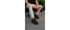Aurelio Kıng Paolo Günlük Siyah Yürüyüş Ayakkabısı Hafif Nefes Alabilen Bağcıklı Rahat Sneaker