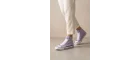 Lena Mor Kanvas Bağcıklı Bilekli Kadın Sneakers