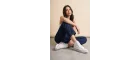 Lena Beyaz Kanvas Bağcıklı Bilekli Kadın Sneakers
