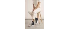 Lena Siyah Kanvas Bağcıklı Bilekli Kadın Sneakers