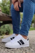 Daily-Comfort Beyaz-Siyah Erkek Sneaker