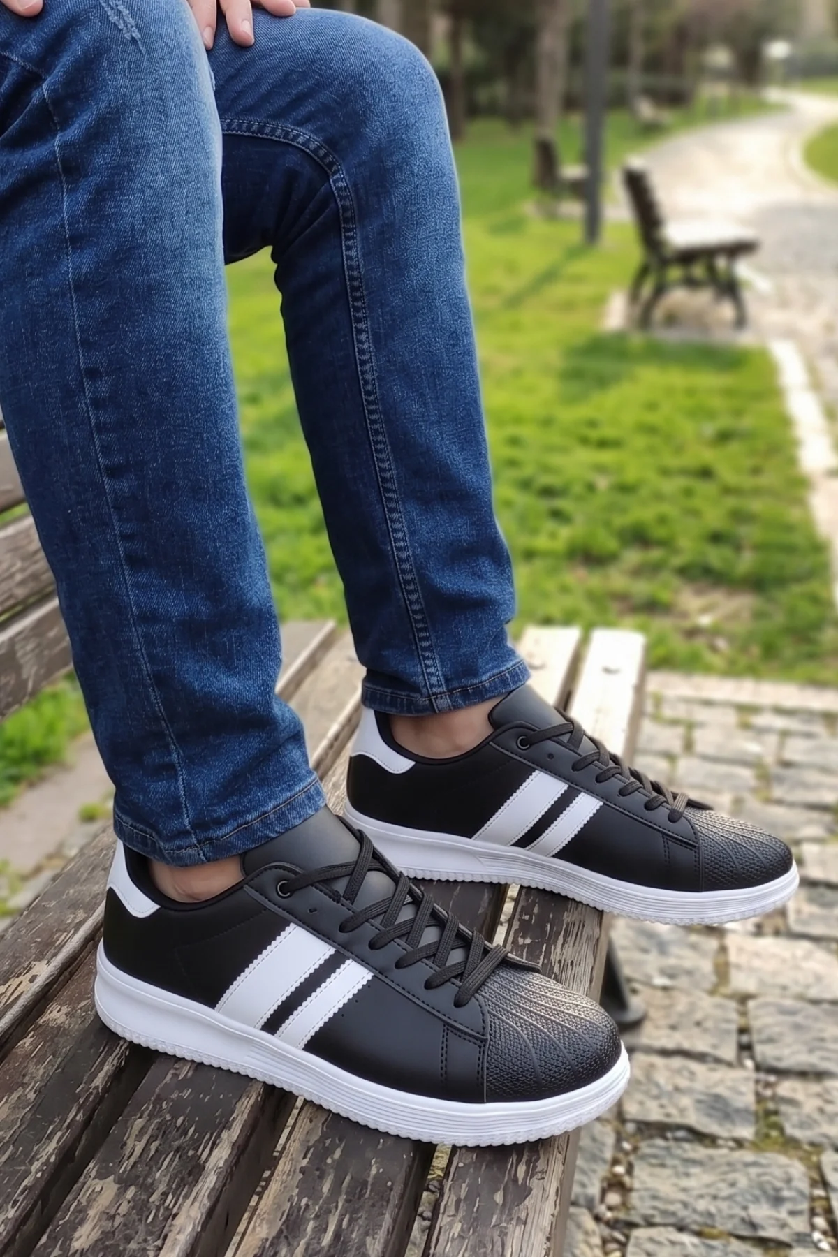 Daily-Comfort Siyah Erkek Sneaker