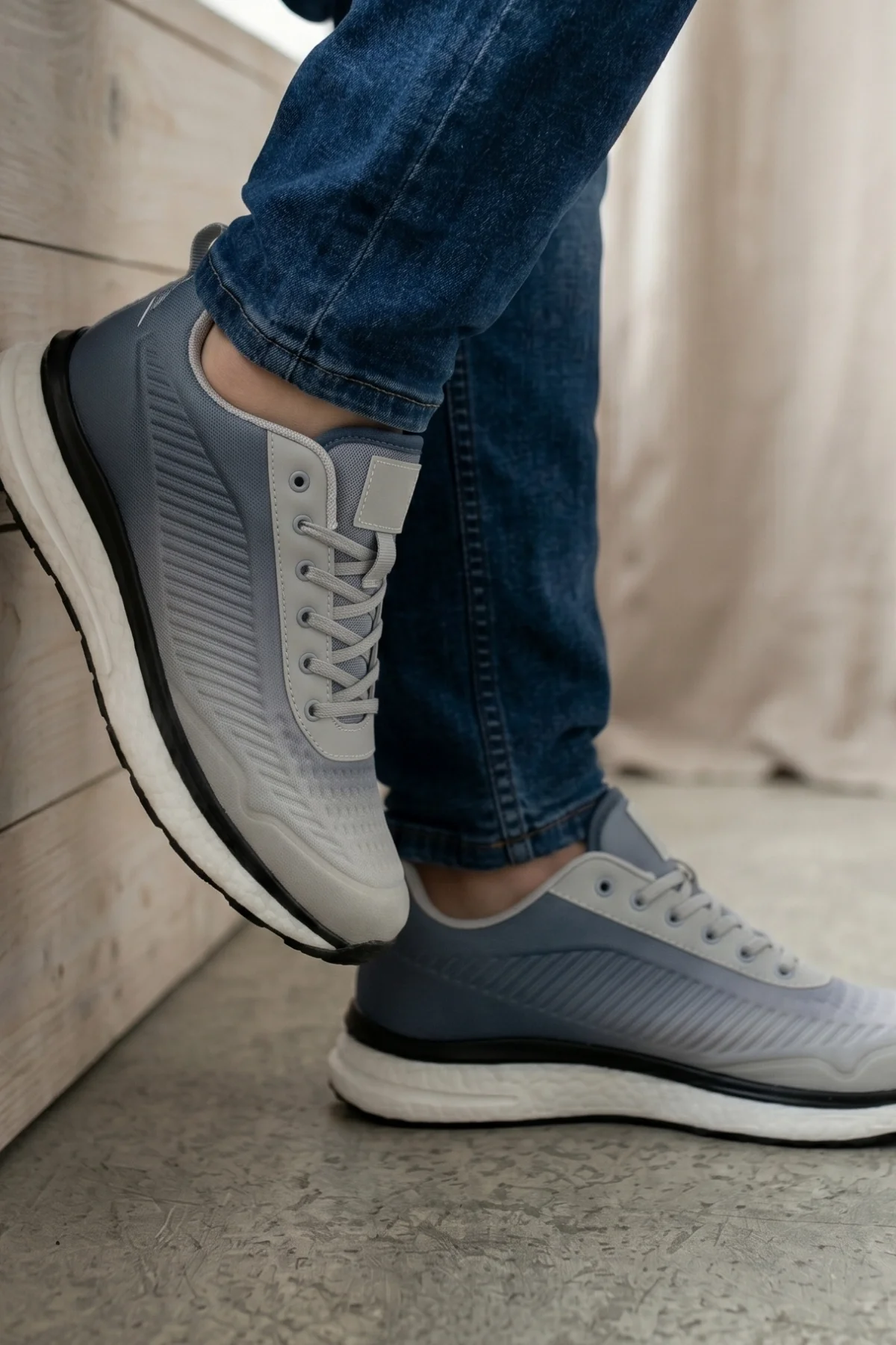 Urban Grey Mavi-Gri Erkek Sneaker