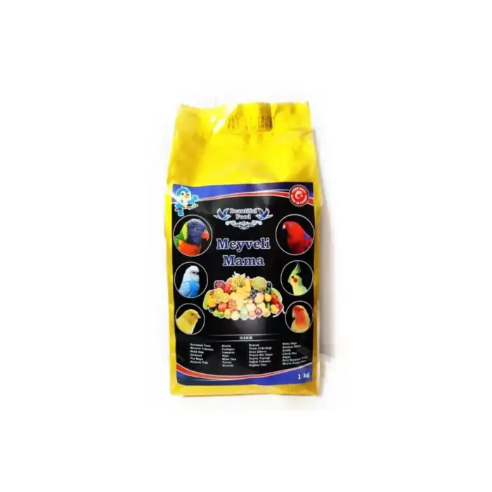 Beautiful Food 4lü Kuş Mama Kuş Yemi Seti 1er Kg.