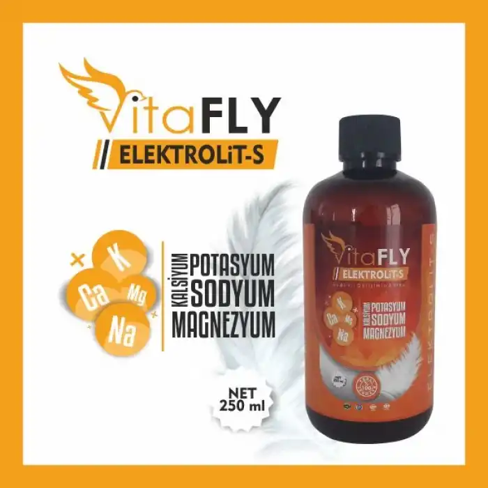 VitaFLY ELEKTROLİT-S 250 ml (KAFES KUŞLARI İÇİN)